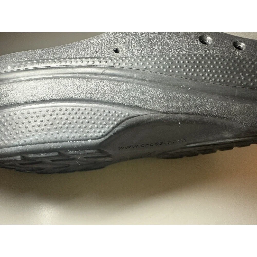 Crocs Mules Clogs Slip On Black No‎ Back Strap Unisex Men's 10 Women's 12